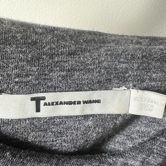 T by Alexander Wang grey mini dress - Picture 3 of 3